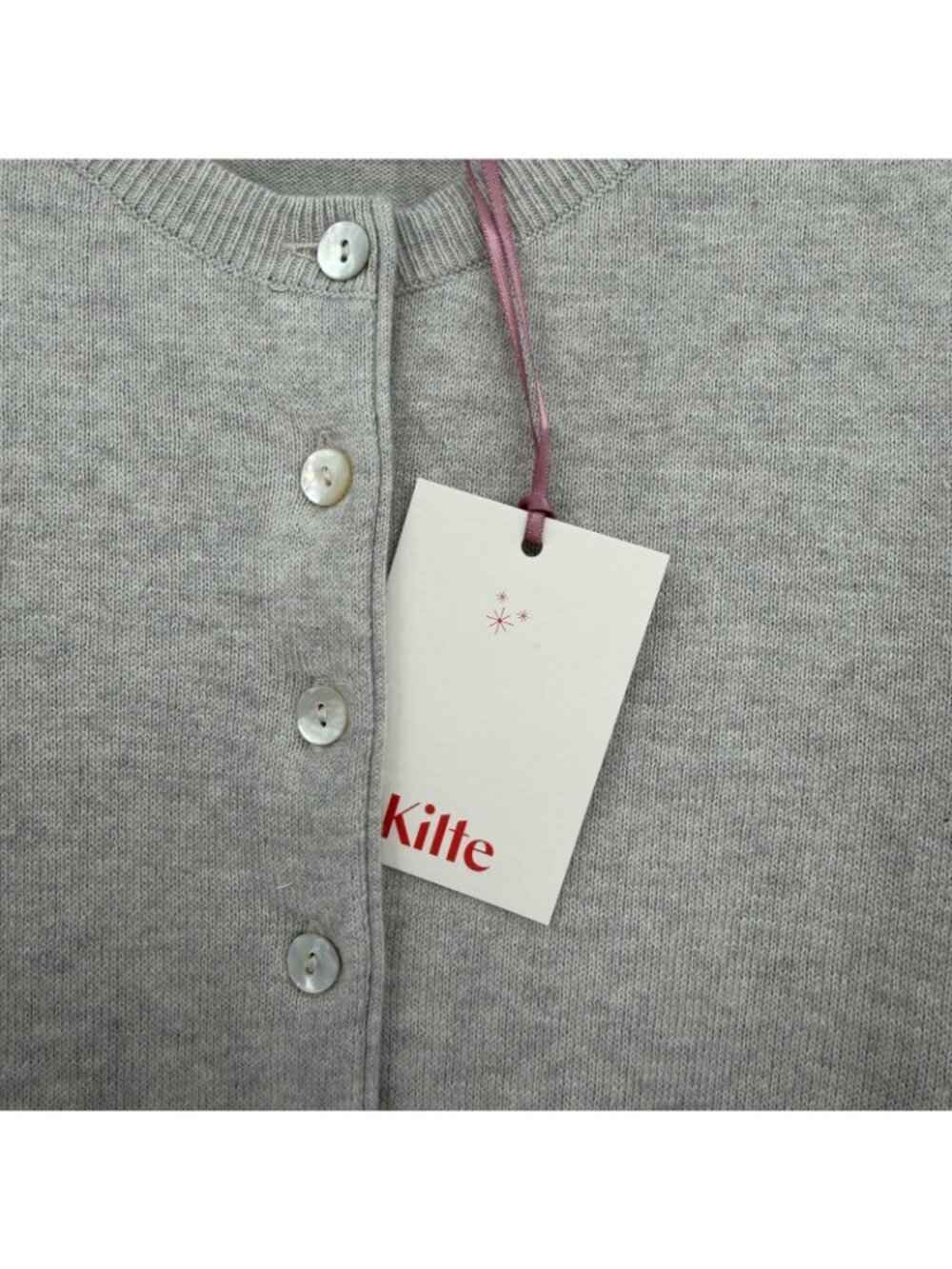 Kilte Collection Carrie Tank and Cardigan Sweater Matching Set Heather Grey 0/XS - Picture 4 of 15